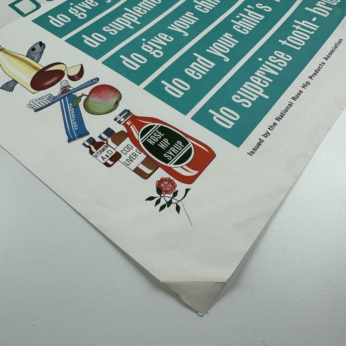 Do you want your child to have perfect teeth? Public information poster | Rose Hip