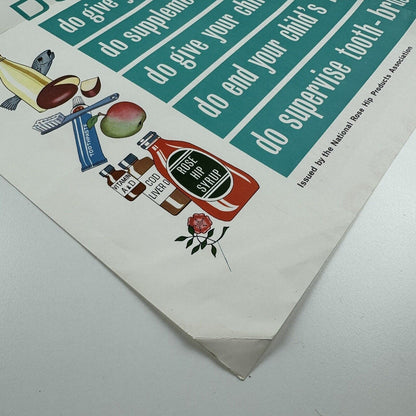 Do you want your child to have perfect teeth? Public information poster | Rose Hip