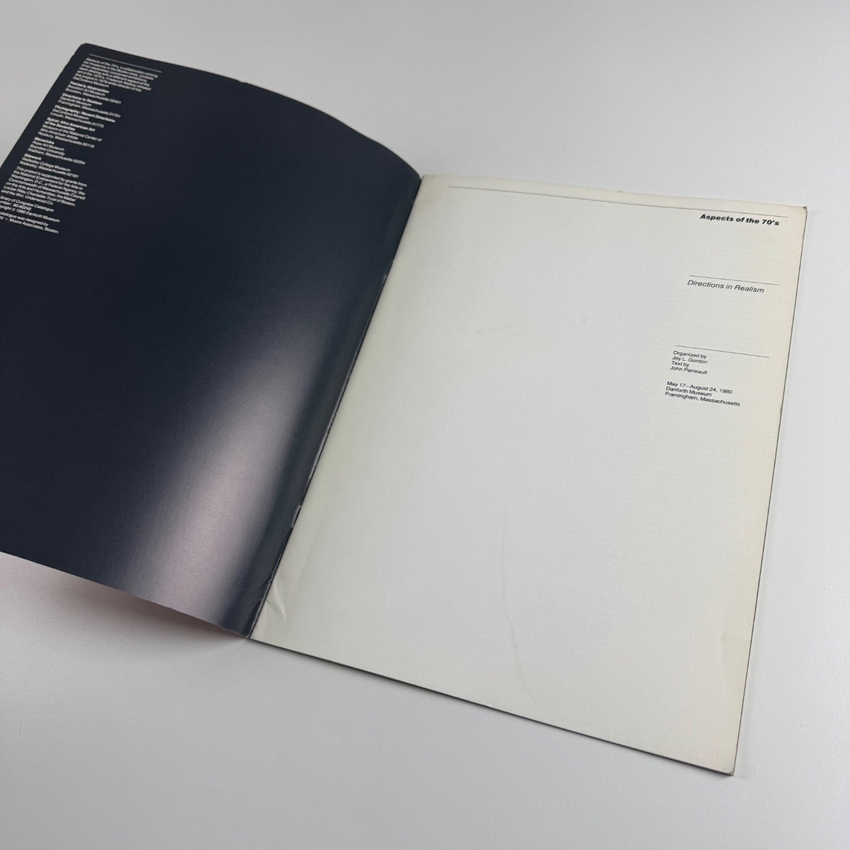 Aspects of the 70’s Directions in Realism | Darnforth Museum, Mass 1980