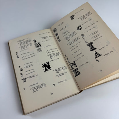 Nineteenth XIXth Century Ornamented Types & Title Pages Nicolette Gray 1938
