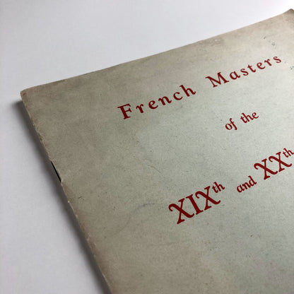 French Masters XIXth and XXth Centuries, 5th Series | Marlborough catalogue 1951