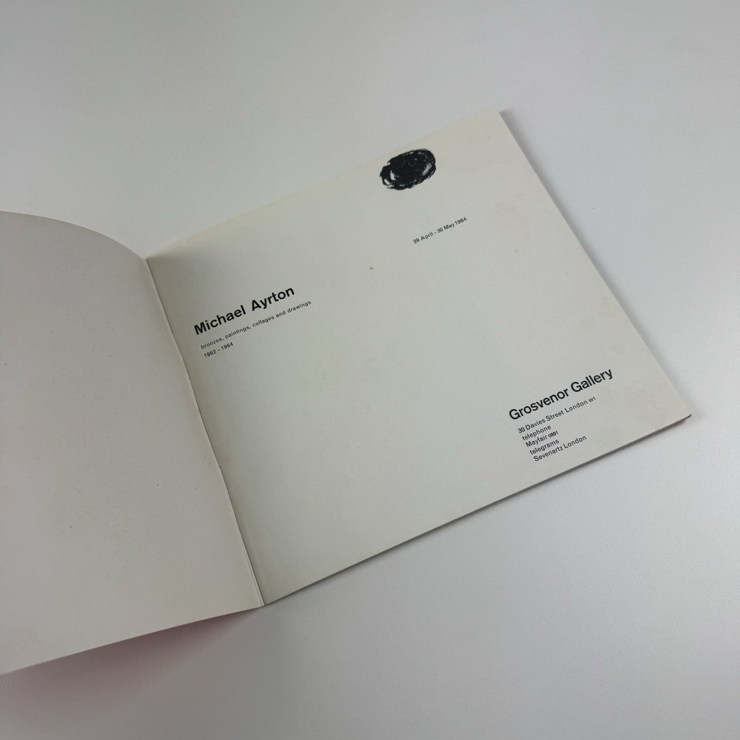 Michael Ayrton – bronzes, painting, collages and drawings 1962-1964 | Grosvenor Gallery, 1964
