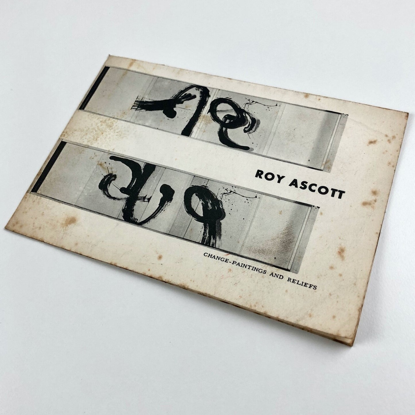 Roy Ascott: Change – Paintings and Reliefs | Presumed exhibition c.1959/early 60s