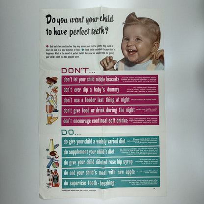 Do you want your child to have perfect teeth? Public information poster | Rose Hip
