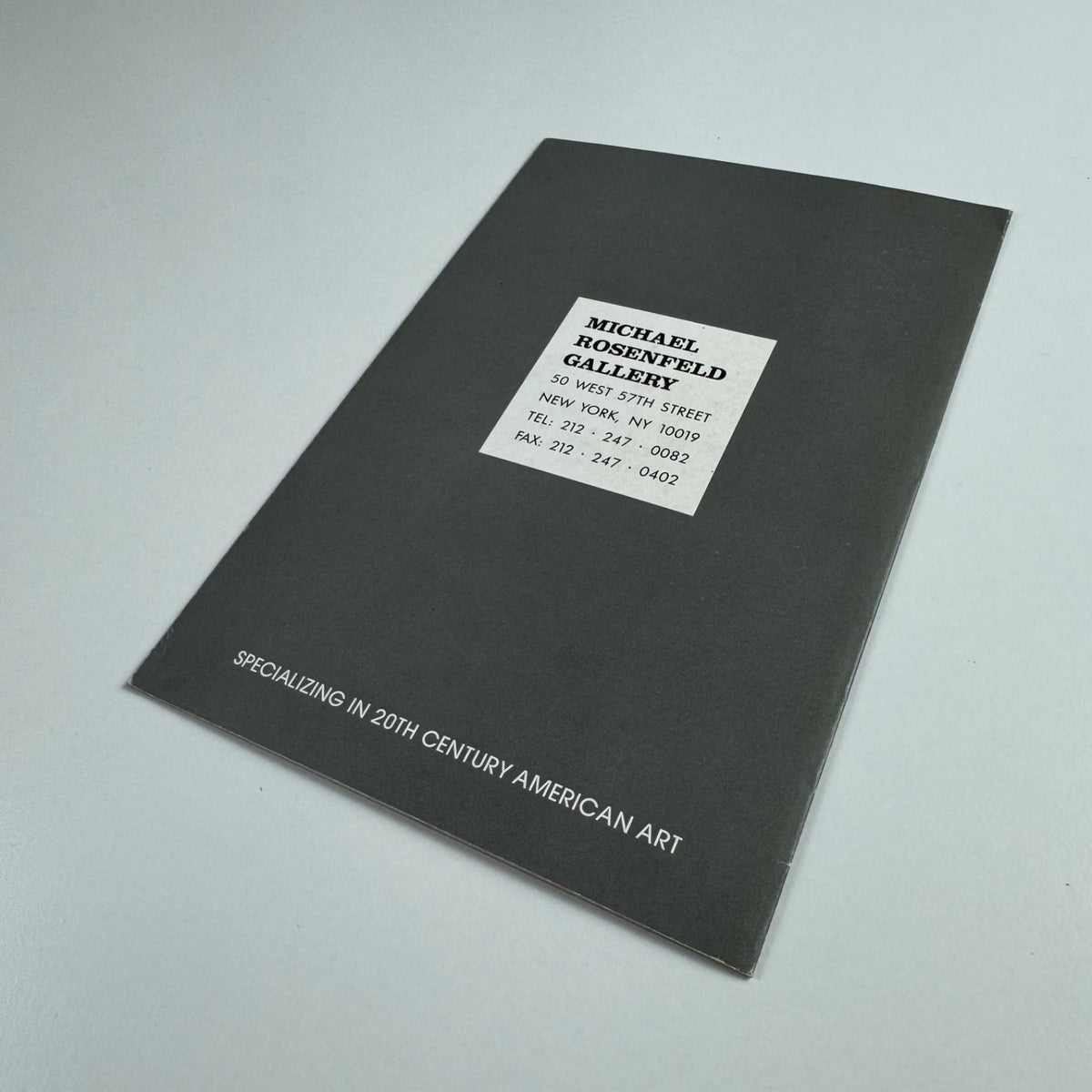 Folding card for Pavel Tchelitchew Nature within & without Michael Rosenfeld