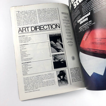 Art Direction: Magazine of Visual Communication | Vol 34, Number 3, June 1982