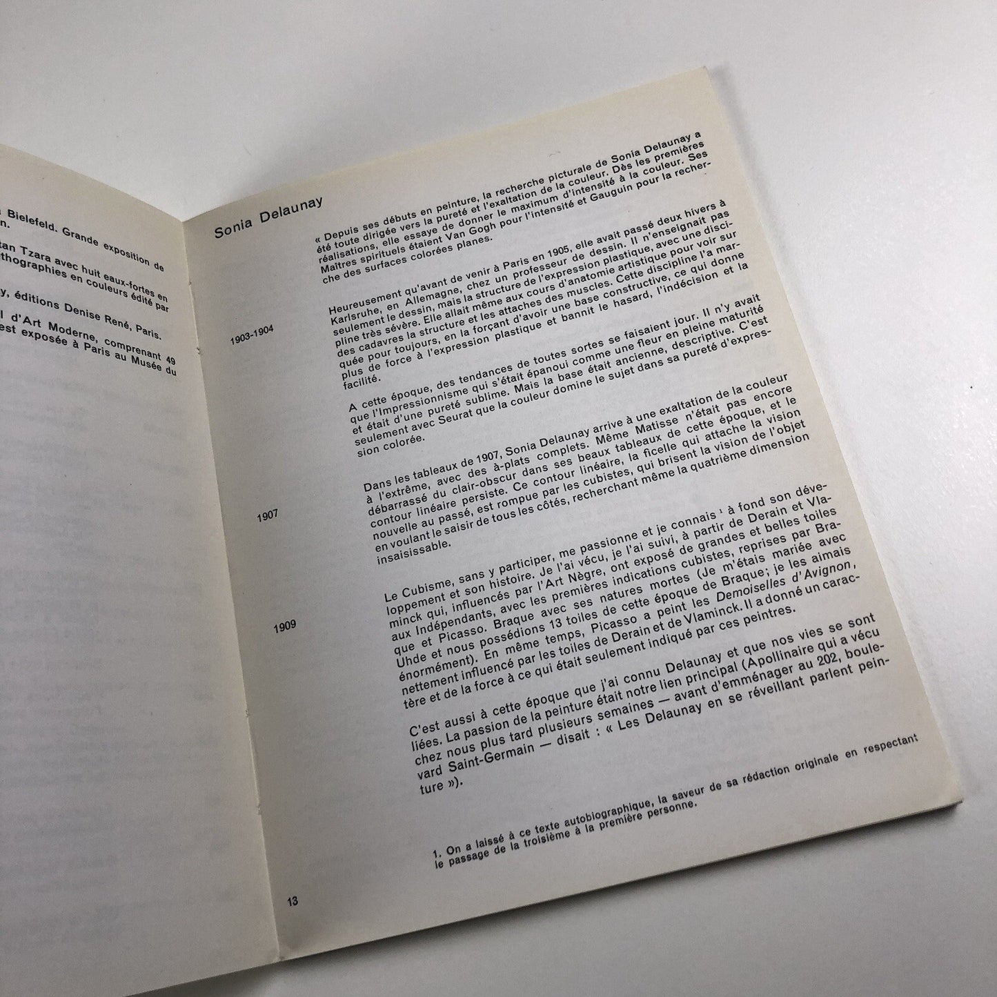 Sonia Delaunay. Rétrospective | Musée National d’Art Moderne Paris, 1967