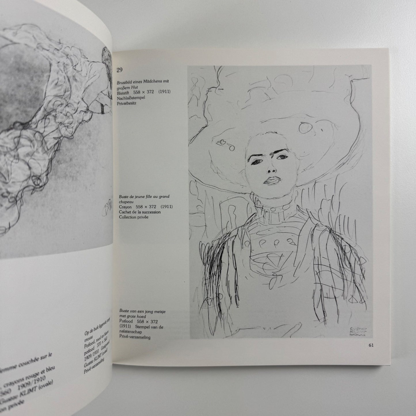 Klimt Schiele Kokoschka. Werke auf Papier | Palais des Beaux-Arts, 1981