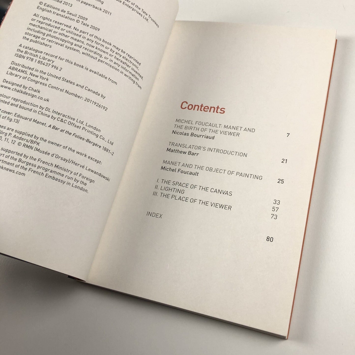 Michel Foucault Manet and the Object of Painting | Introduction by Nicolas Bourriaud | Tate, 2013