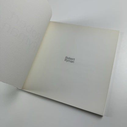 Robert Ryman | Haunch of Venison exhibition catalogue, 2003