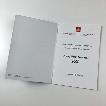 Modern British European and Contemporary exhibition, Redfern Gallery card 2000