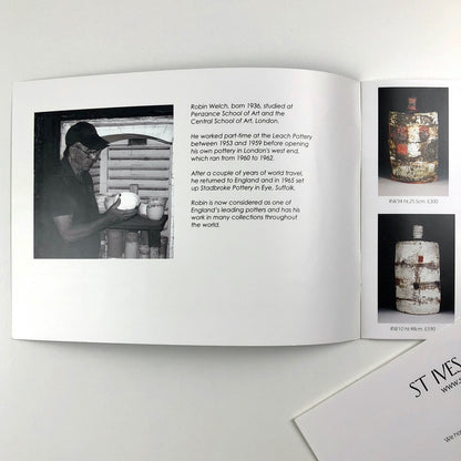 Roy Ray & Robin Welch | St Ives Ceramics exhibition leaflet
