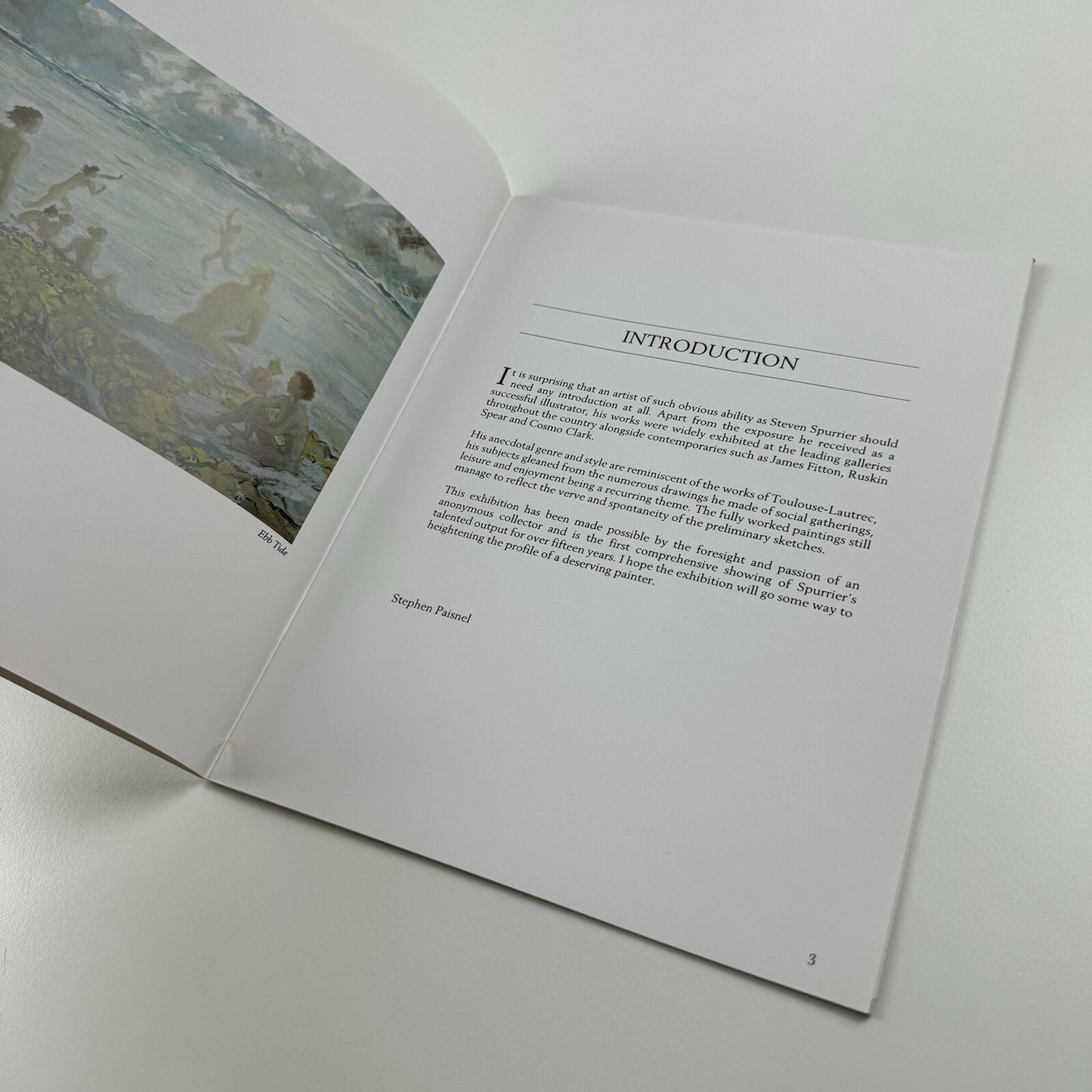 Steven Spurrier R.A. 1878-1961. Selected paintings | Paisnel Gallery catalogue, 1993