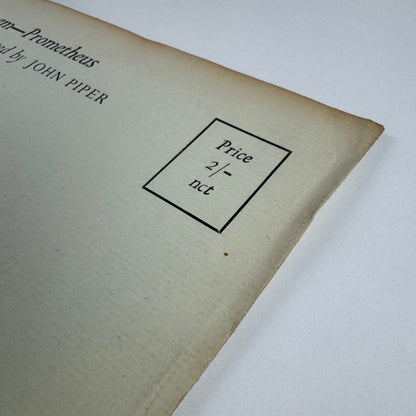 An Ariel Poem - Prometheus by Edwin Muir illustrated by John Piper, Faber & Faber, 1954 unopened envelope