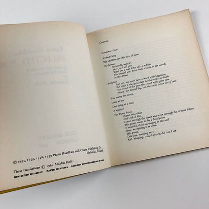 Paavo Haavikko – Selected Poems | Translated by Anselm Hollo | Cape Goliard 1968