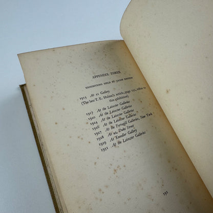 The sculptor speaks. Jacob Epstein to Arnold L. Haskell | William Heinemann, 1931