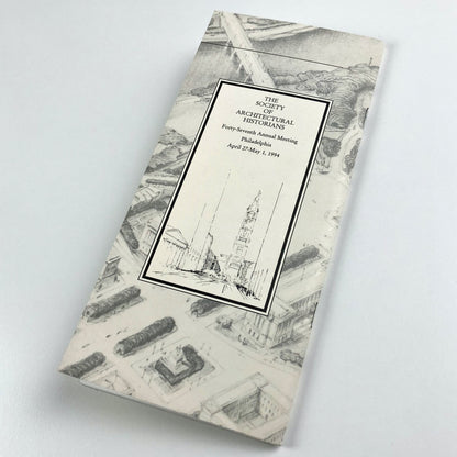 SAH – Society of Architectural Historians | 47th Annual Meeting leaflet, 1994
