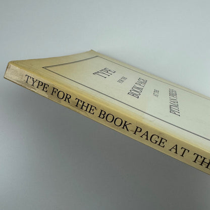 Type for the book page at the Pitman Press ed Leonard Chave Hamish Hamilton 1984