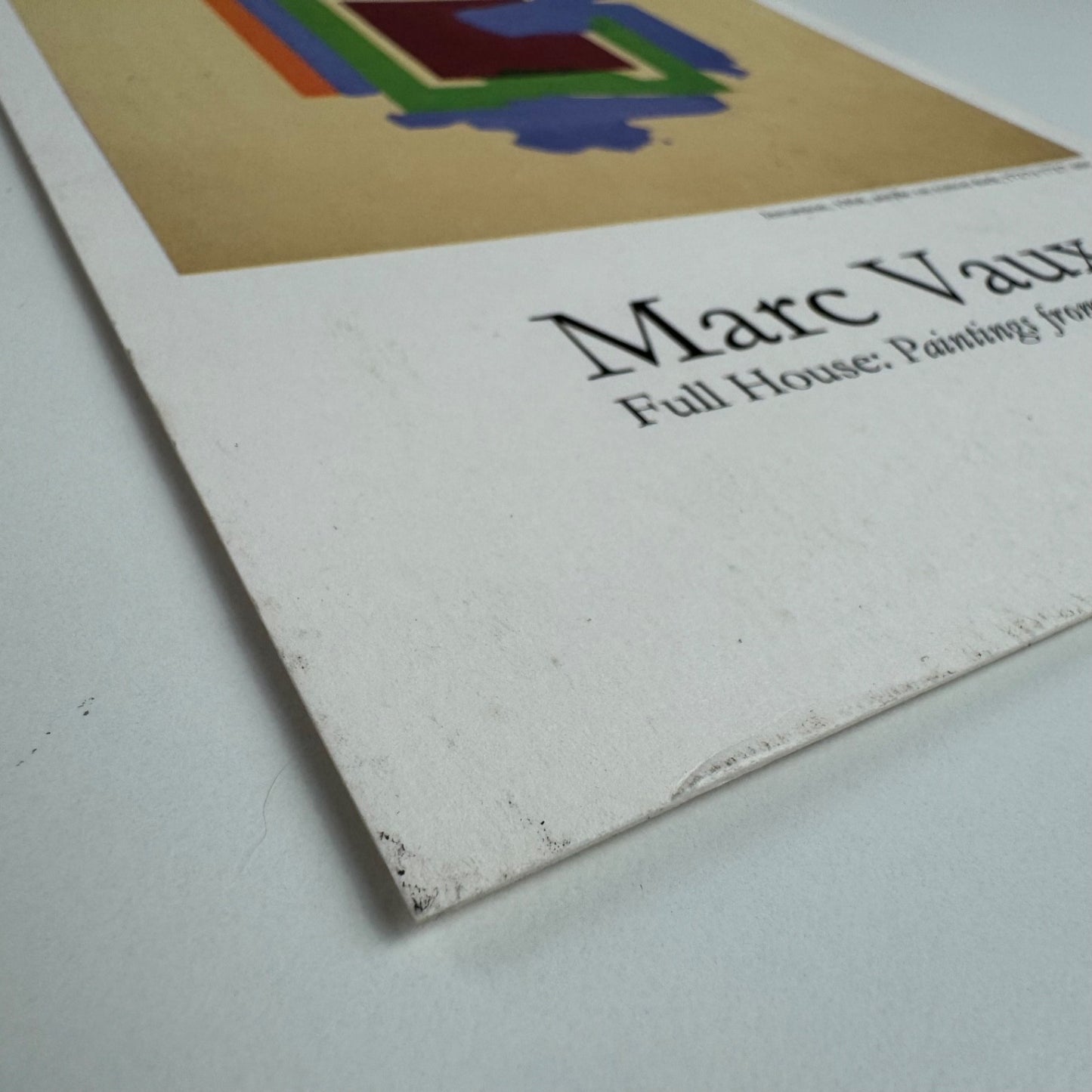 Private view invitation for Marc Vaux. Paintings from 1964 | Bernard Jacobson Gallery, 2012