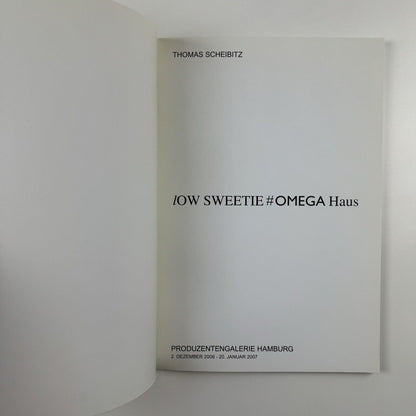Thomas Scheibitz. Low sweetie Omega Haus | Produzentengalerie, Hamburg, 2006
