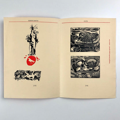 Prospectus for Edwin Smith Cuts. Wood-engravings woodcuts & Linocuts. Parrot Press, undated
