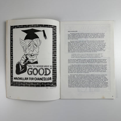 Getting them in Line exhibition of caricature in cartoon University of Kent 1975