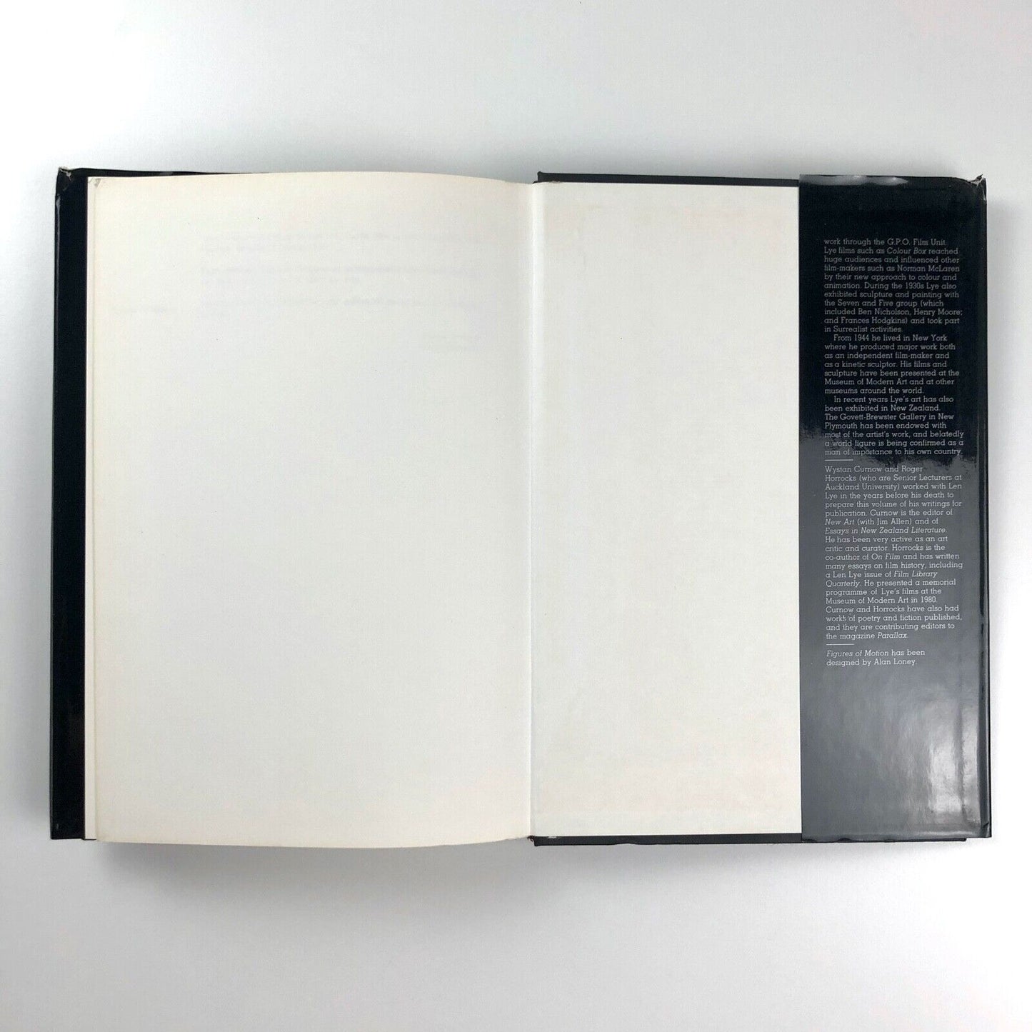 Figures of Motion. Len Lye Selected Writings | Curnow/Horrocks, 1984 [kinetic art]