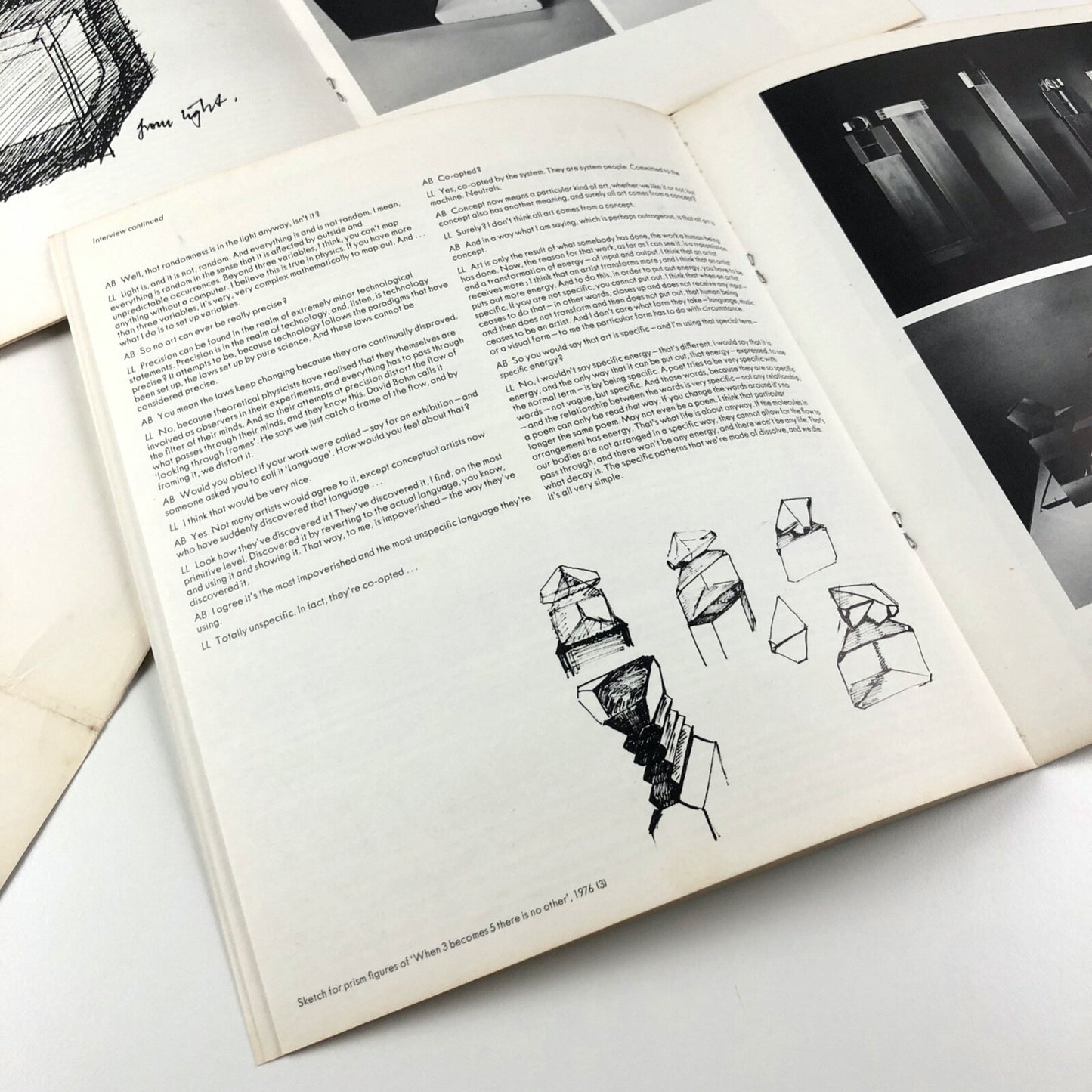 Beyond Light | Liliane Lijn / Bill Culbert | Arts Council catalogue | Serpentine DLI Museum, 1976