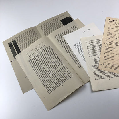 The Fraser Press Limited Editions | Gordon Fraser | Folder and inserts, c1970