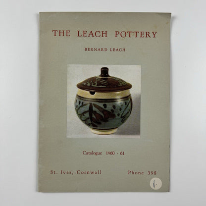 The Leach Pottery – Bernard Leach | Catalogue 1960-61