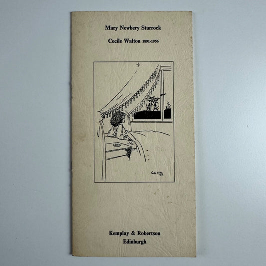 Mary Newbery Sturrock flower drawings; Cecile Walton book illustration and paintings; Eric Robertson | Kemplay & Robertson, Edinburgh