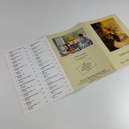 Folding card/catalogue Edwin Smith | Sally Hunter Fine Art, 1997