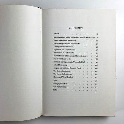 Meditations on a Hobby Horse and Other Essays on the Theory of Art, by E.H. Gombrich | Phaidon Press, 1963
