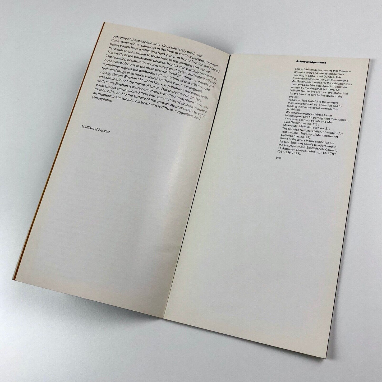 Seven Painters in Dundee: Neil Dallas Brown, Dennis Duchan, Peter Collins, Ian Fearn, James Howie, James Morrison, John Knox | Scottish Arts Council, 1970