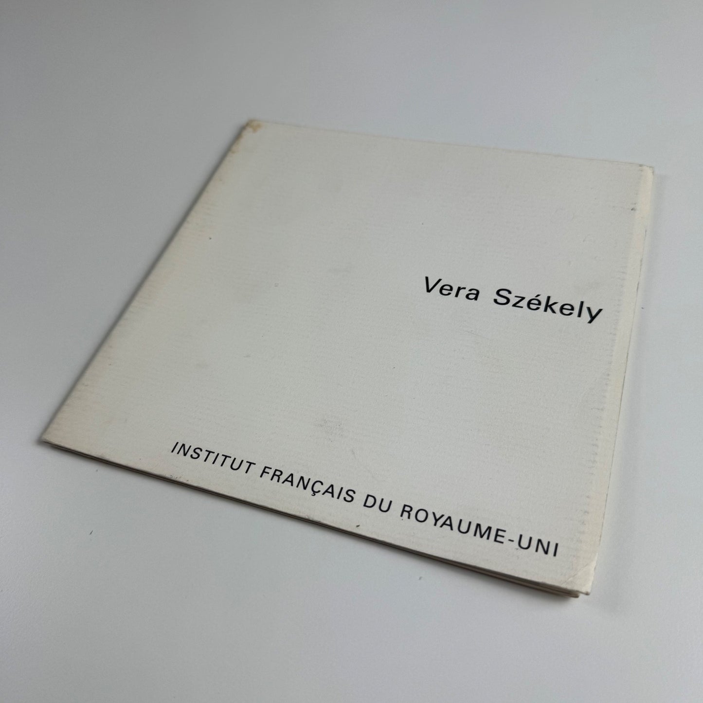 Vera Székely | Institut Français du Royaume-Uni, 1987/9