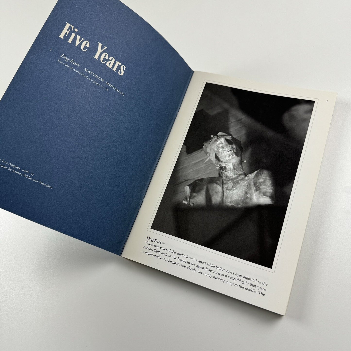 Matthew Monahan – Five years ten years maybe never | MOCA Los Angeles Focus, exhibition catalogue 2007