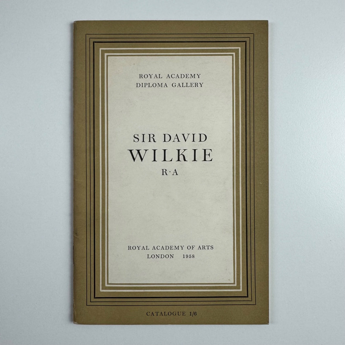 Paintings and Drawings by Sir David Wilkie | Royal Academy 1958
