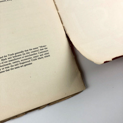 The Monotype Recorder – Advertising journal, July to October 1928 | Issue no 226