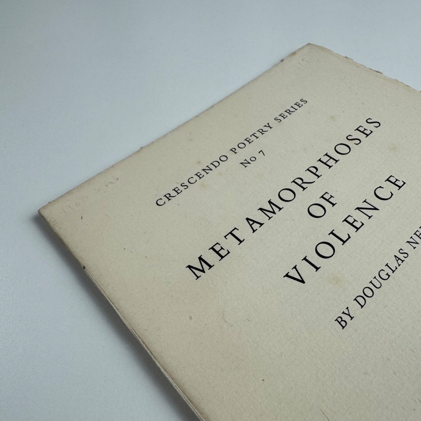 Metamorphoses of Violence Douglas Newton No 7 May 1952 Latin Press Guido Morris