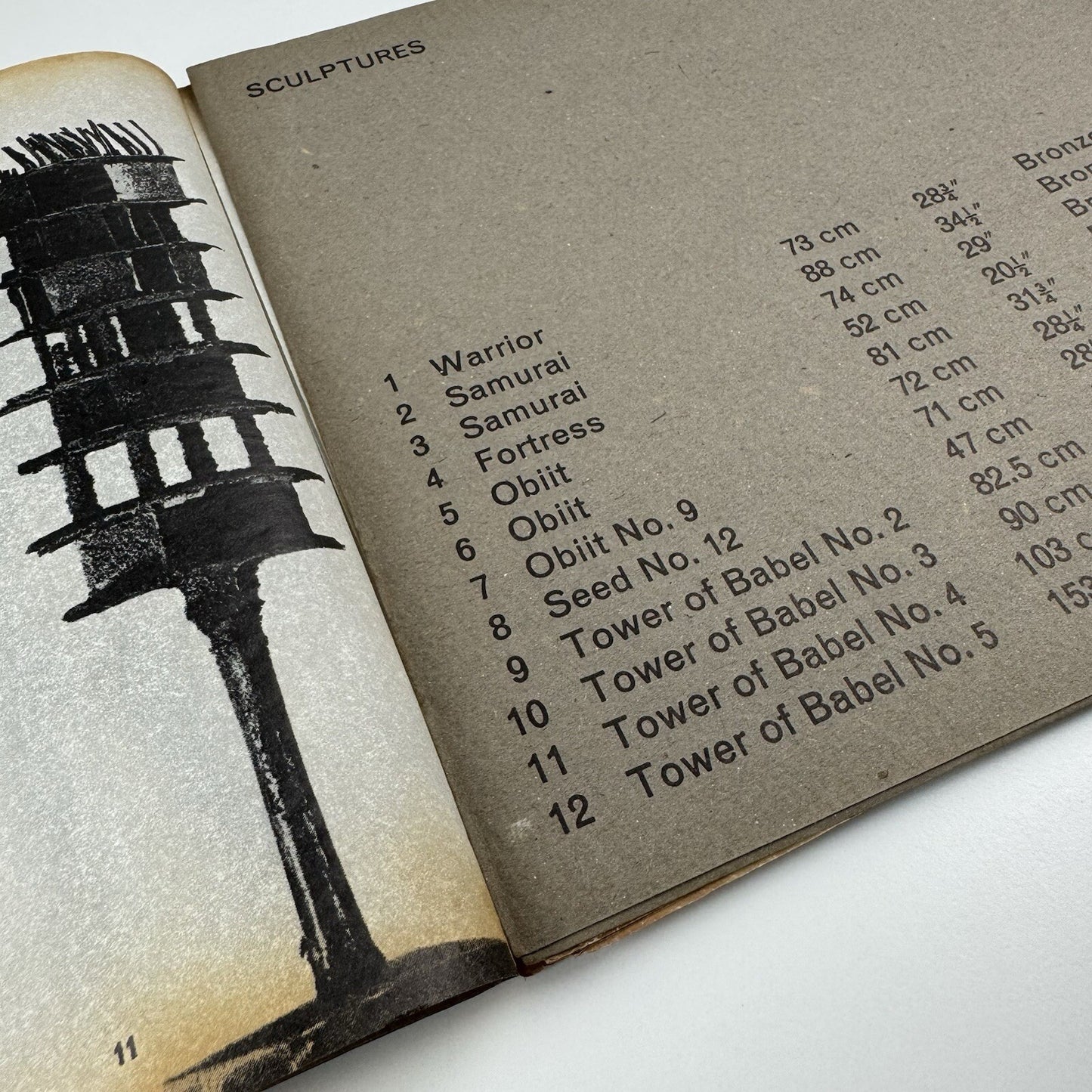 Tajiri Sculpture | Hamilton Galleries, London 1964 catalogue | Text by Patrick Waldberg