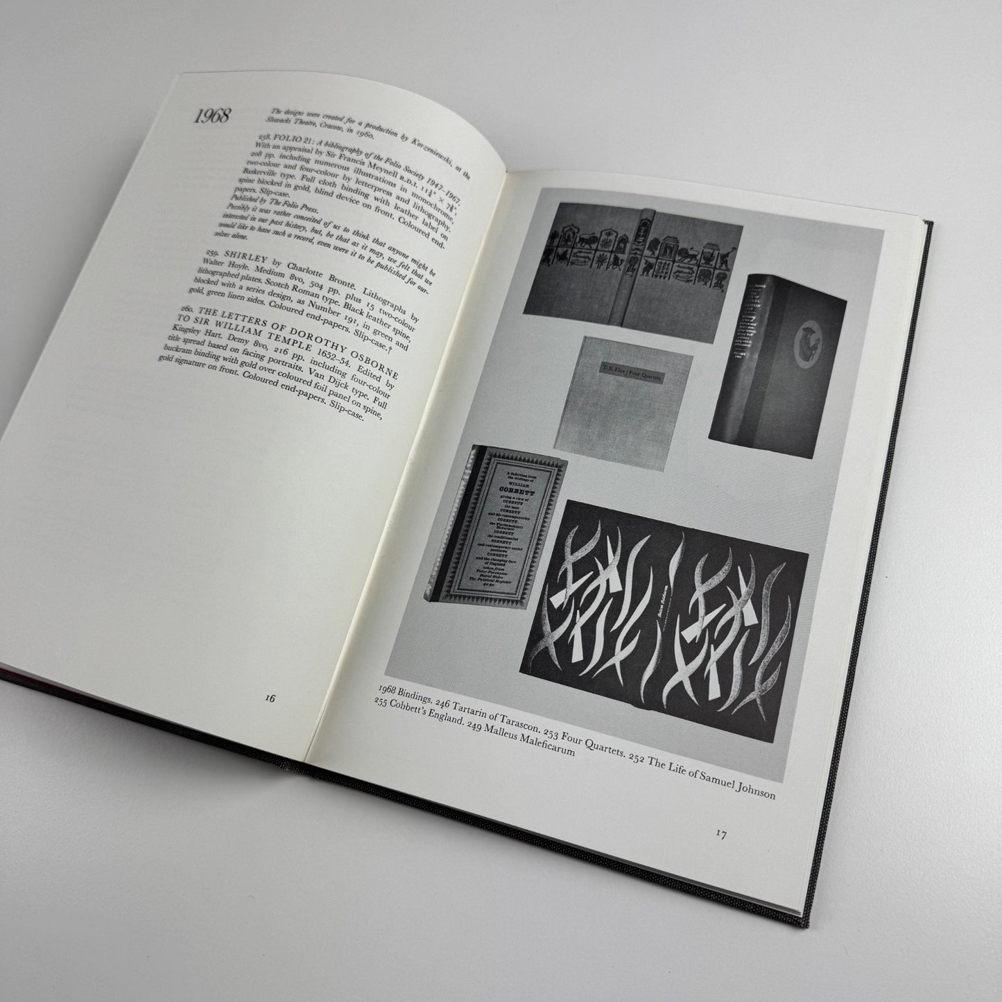 Folio 1968-1971. A bibliography of The Folio Society intro Hugh Williamson, 1972