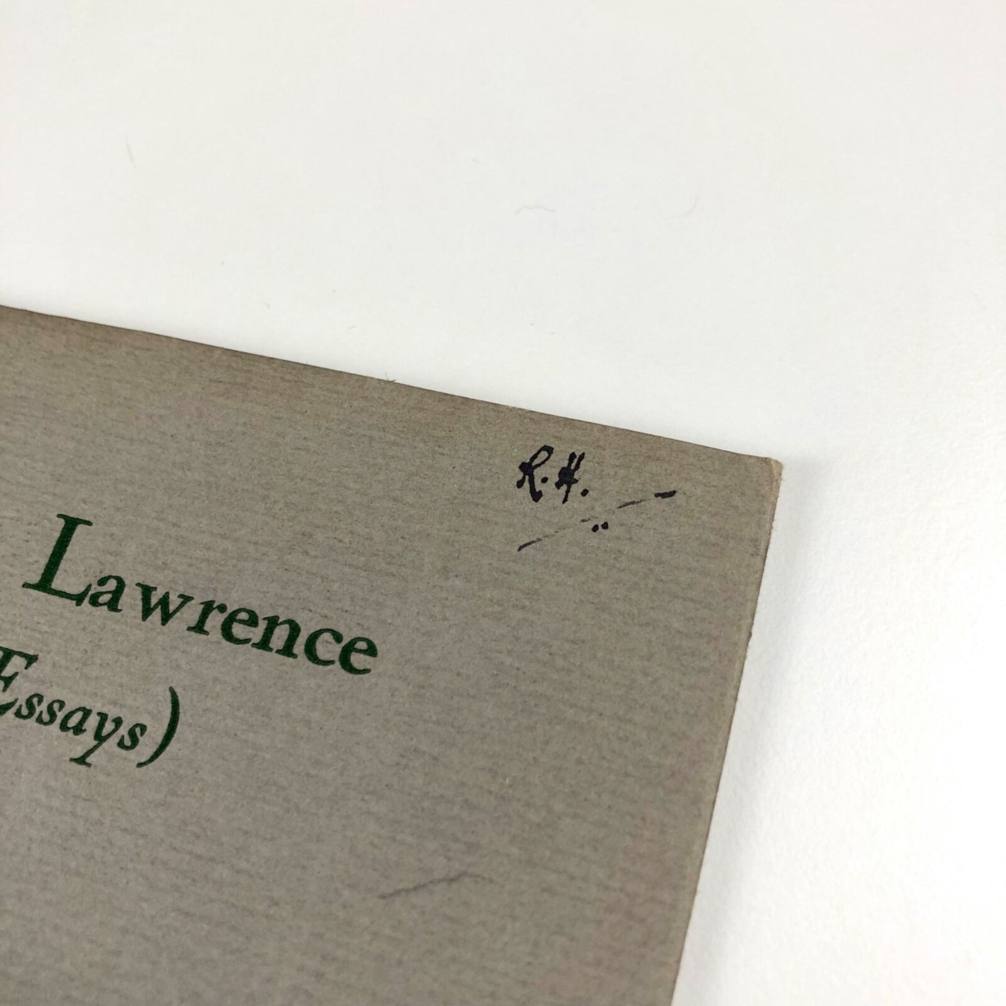 D.H. Lawrence (Two Essays) John Middleton Murry | Cover design by Raymond McGrath