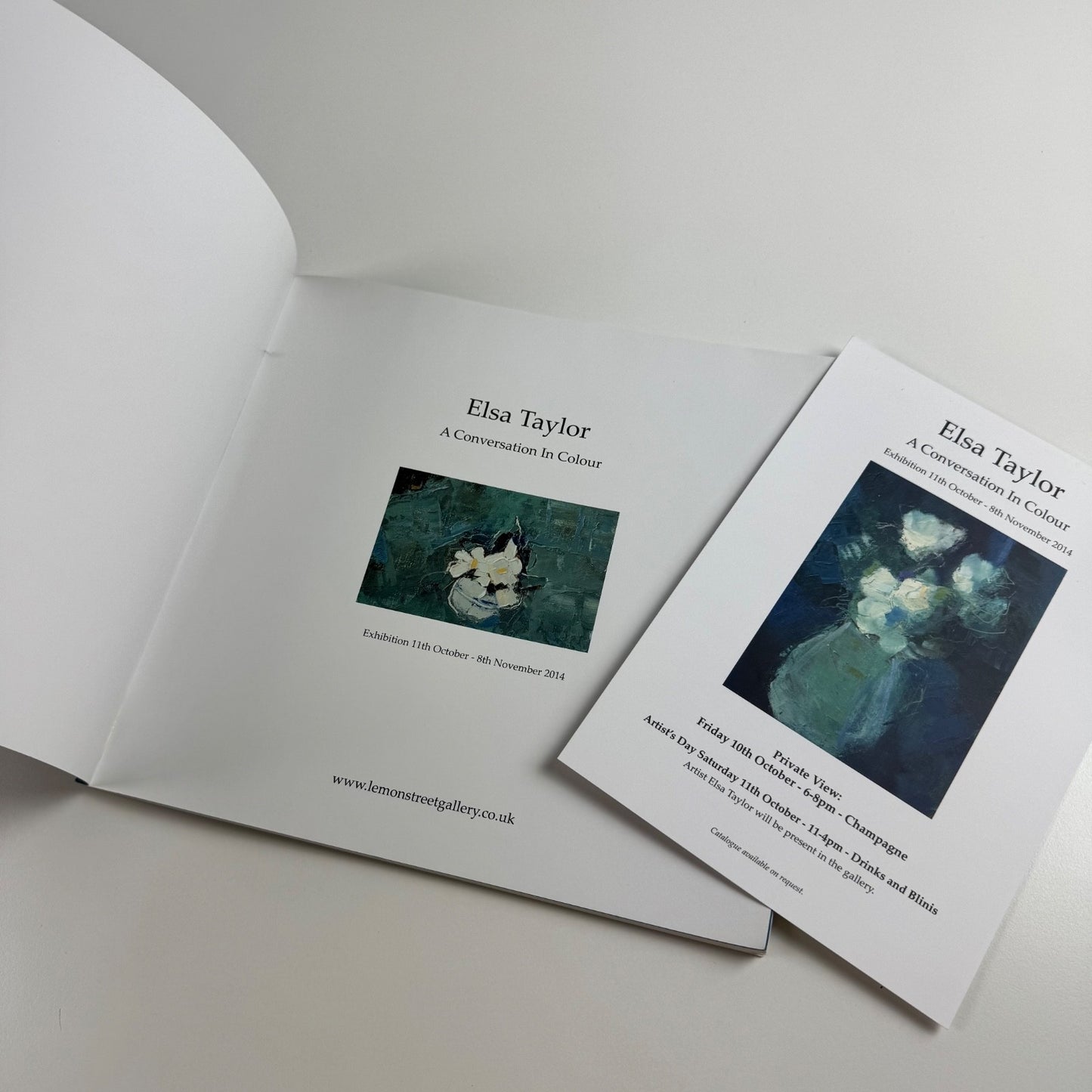Elsa Taylor A Conversation in Colour | Lemon Street Gallery, 2014