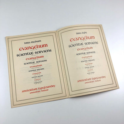 Libra Medium and Light | Amsterdam Type Foundry type specimen | S.H. de Roos | Undated, presumed c.1938