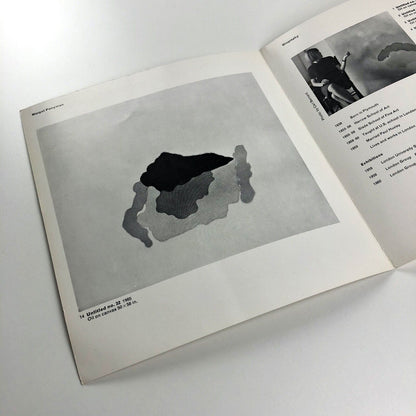 Folding card for Margot Perryman | New Art Centre, Sloane Street, London, 1965