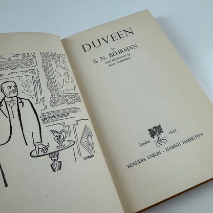 Joseph Duveen by S.N. Behrman | Readers Union, 1953 illustrations by Saul Steinberg