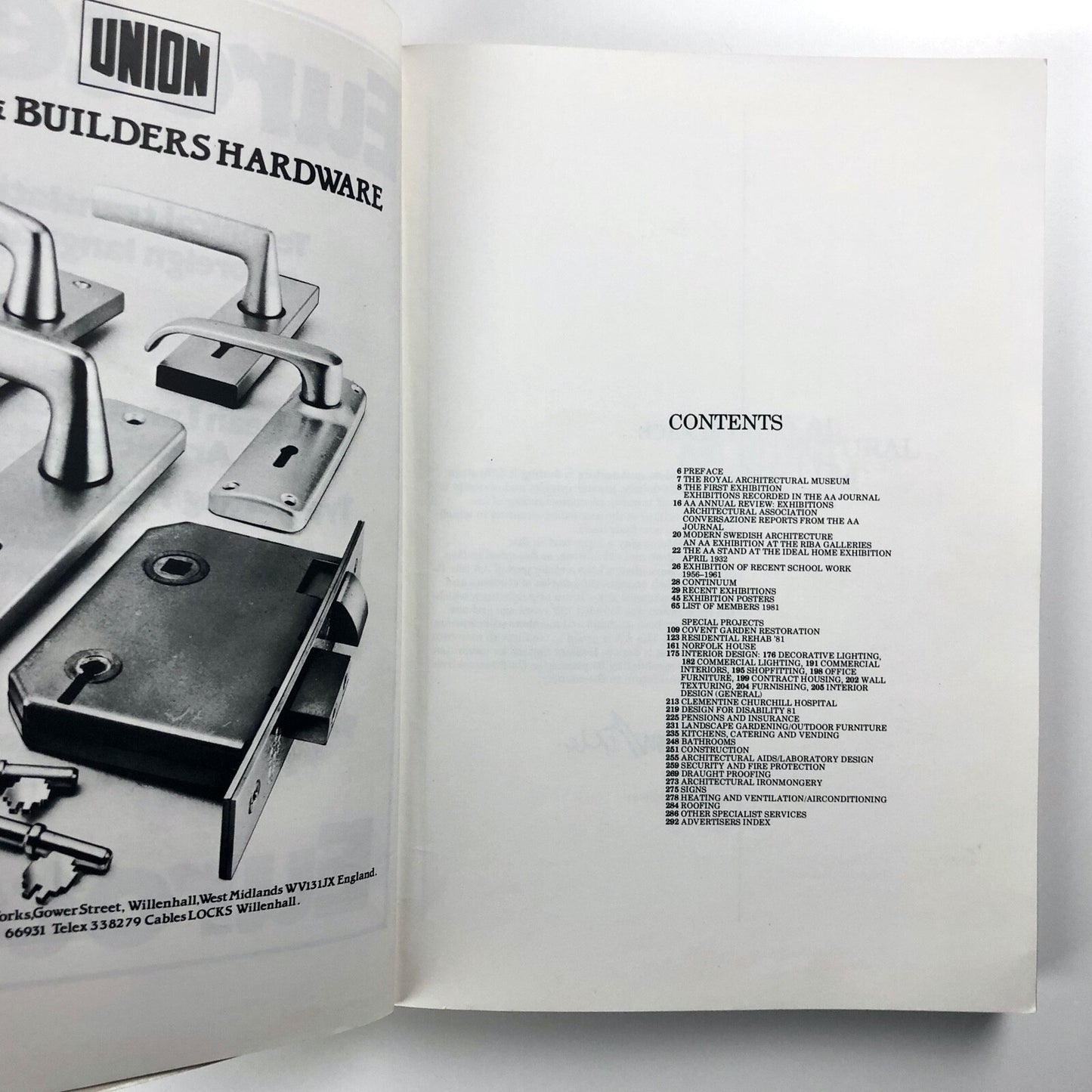 The Architectural Association – Annual Review, 1981