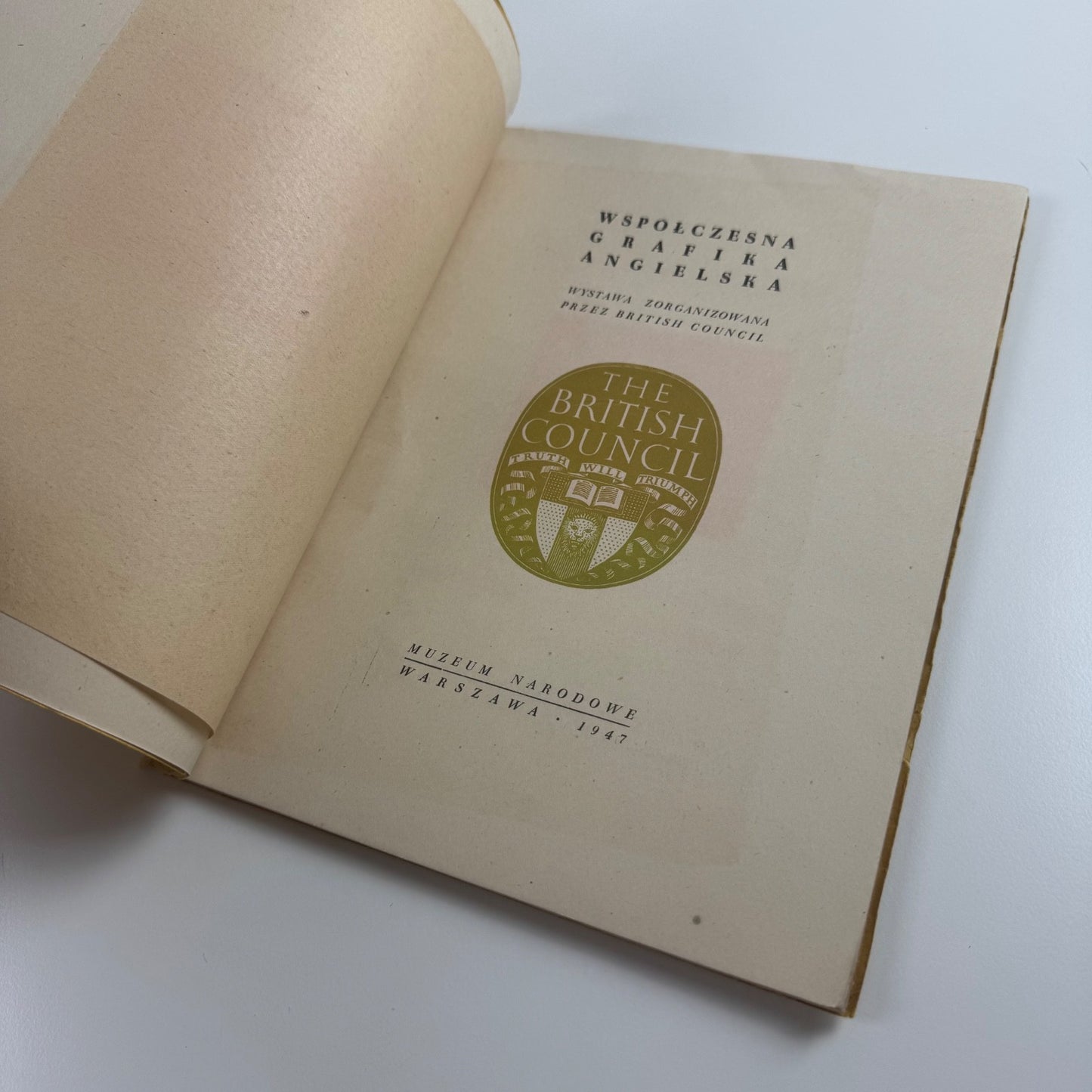 Współczesna Grafika Angielska James Laver. British Council Muzeum Narodowe, 1947