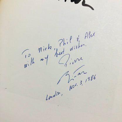 Pierre Bittar | Imprimerie Blanchard catalogue, 1986 inscribed