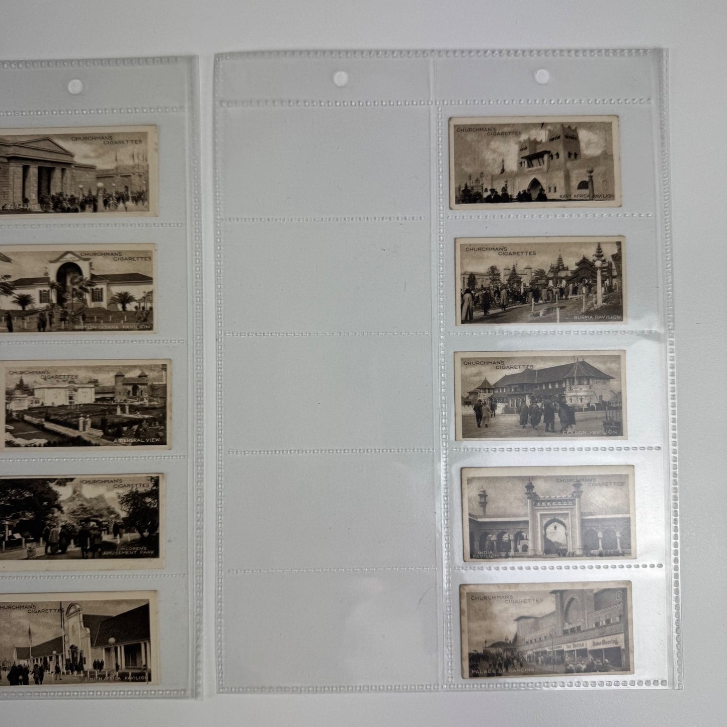 Set of 25 Churchman’s Cigarette cards relating to British Empire Exhibition 1924